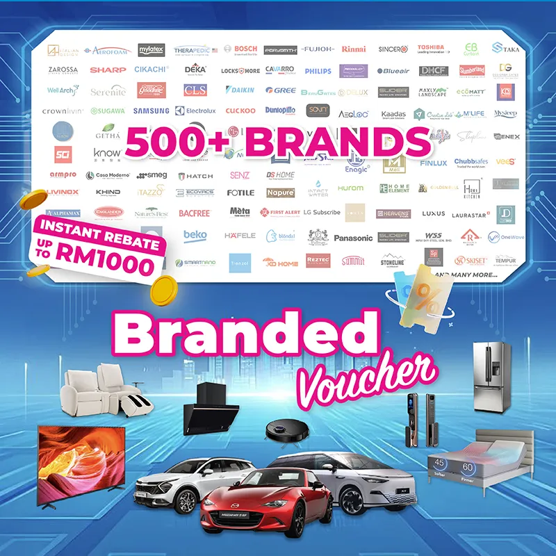Branded Voucher At Hometech Home And Car Exhibition On 11 to 13 July 2025